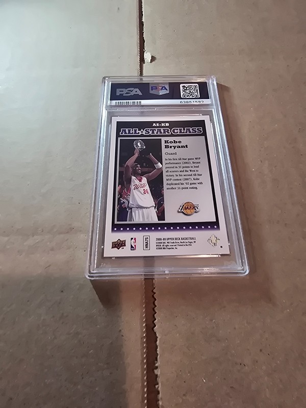 2008 Upper Deck - All-Star Class #AS-KB - Kobe Bryant - PSA 10 GEM MT Lakers view 2
