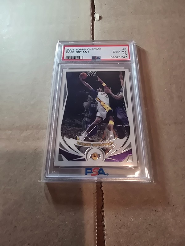 2004-05 Topps Chrome - Kobe Bryant #8 - PSA 10 - GEM MT - Lakers