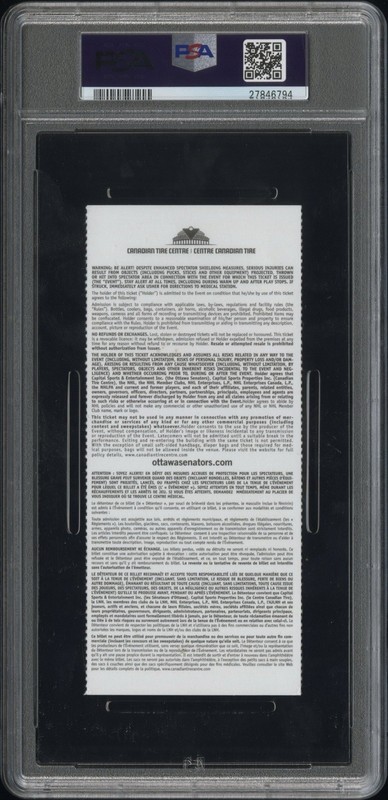Mitch Marner & Auston Matthews (4G) NHL Debut, 10/12/16 Full Season Ticket PSA 6 view 2