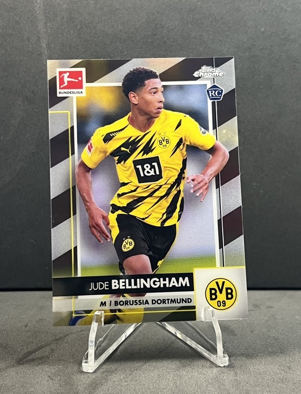 JUDE BELLINGHAM #31 RC ROOKIE 2020-21 TOPPS CHROME BUNDESLIGA