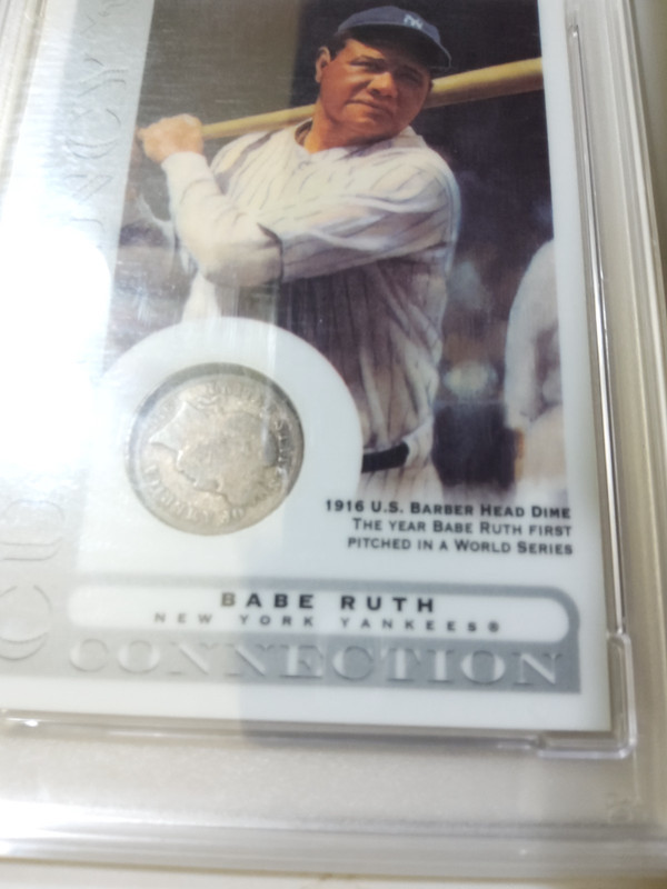 2003 TOPPS GALLERY HOF CURRENCY CONNECTION BABE RUTH PSA 9 POP ONE GOAT BOMB $$$ view 2