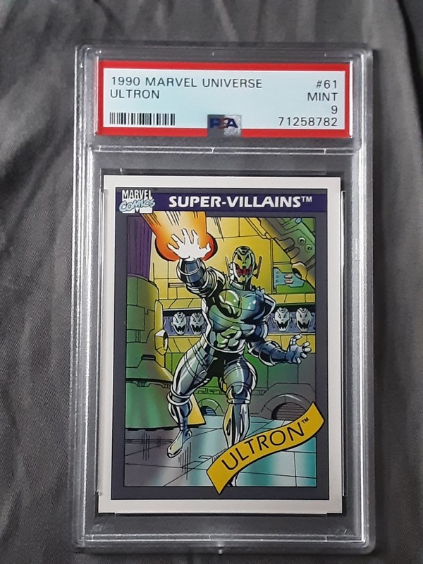 1990 Marvel Universe Ultron #61 PSA 9 Mint