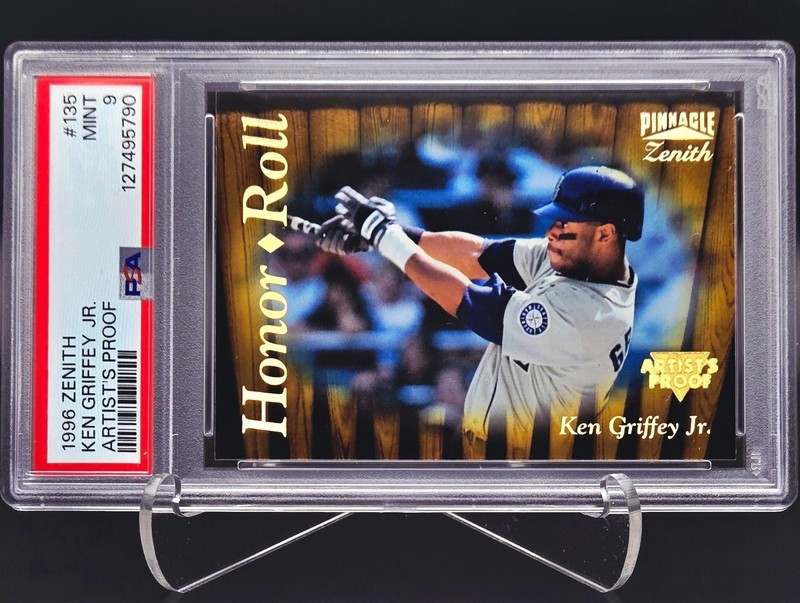 1996 Zenith Ken Griffey Jr Honor Roll Artist's Proof #135 PSA 9 MINT SSP