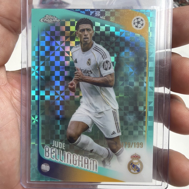 2025-26 Topps Chrome UEFA UCC Jude Bellingham Green Xfractor /199