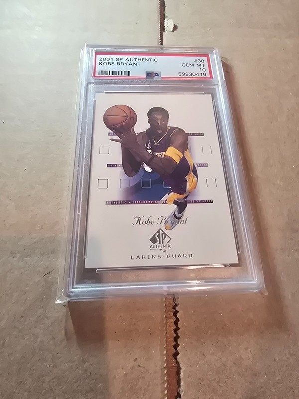 2001-02 SP Authentic - Kobe Bryant #38 - PSA 10 GEM MT Lakers