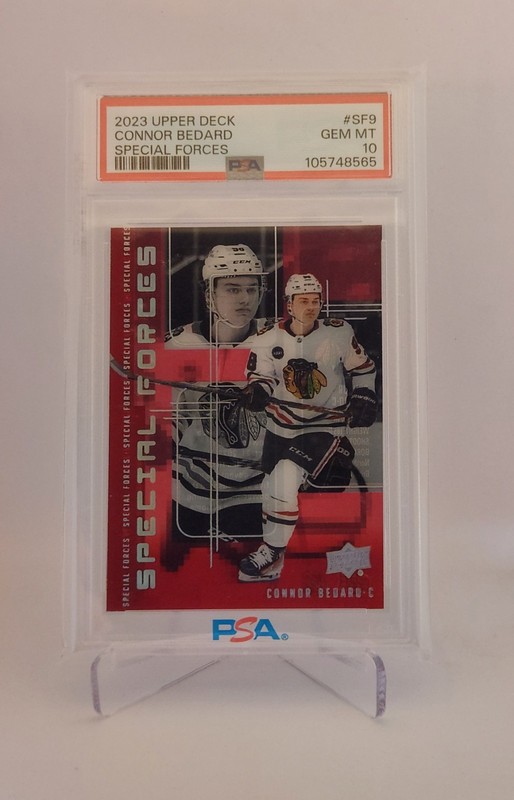 2023 Upper Deck Connor Bedard Special Forces PSA 10