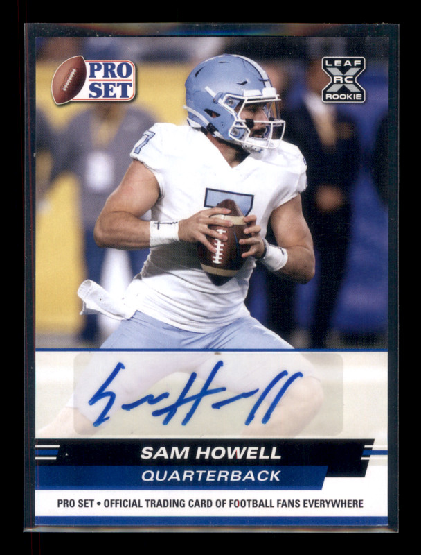 2022 Pro Set Draft - Autograph Sam Howell #PSA-SH1