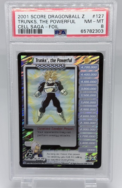 VINTAGE | DRAGON BALL Z | CELL SAGA | TRUNKS THE POWERFUL | PSA 8