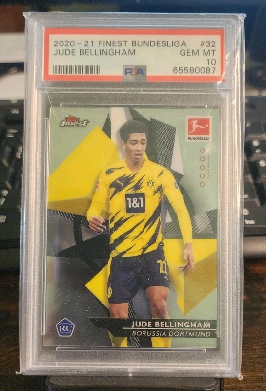 2020/21 Topps Finest Jude Bellingham RC PSA 10