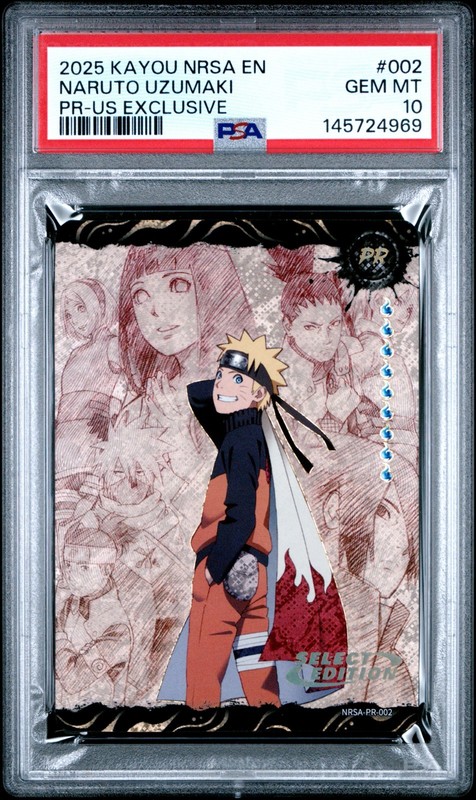 Kayou Naruto English PSA 10 Promo Serial 269/999 NRSA-PR-002