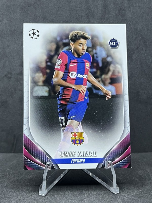 2023-24 Topps UCC #64 LAMINE YAMAL RC Rookie Base Card FC Barcelona