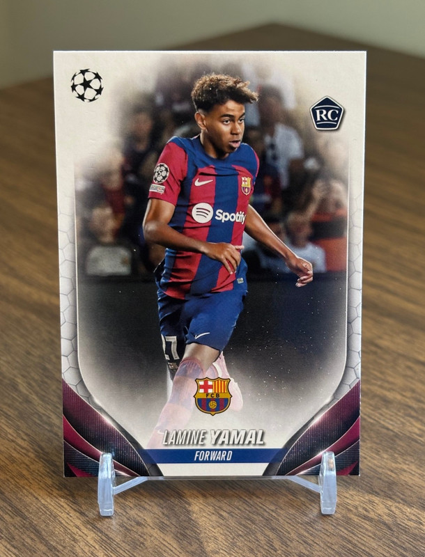 Lamine Yamal 2023 2023-24 Topps UEFA UCC Flagship #64 Rookie RC