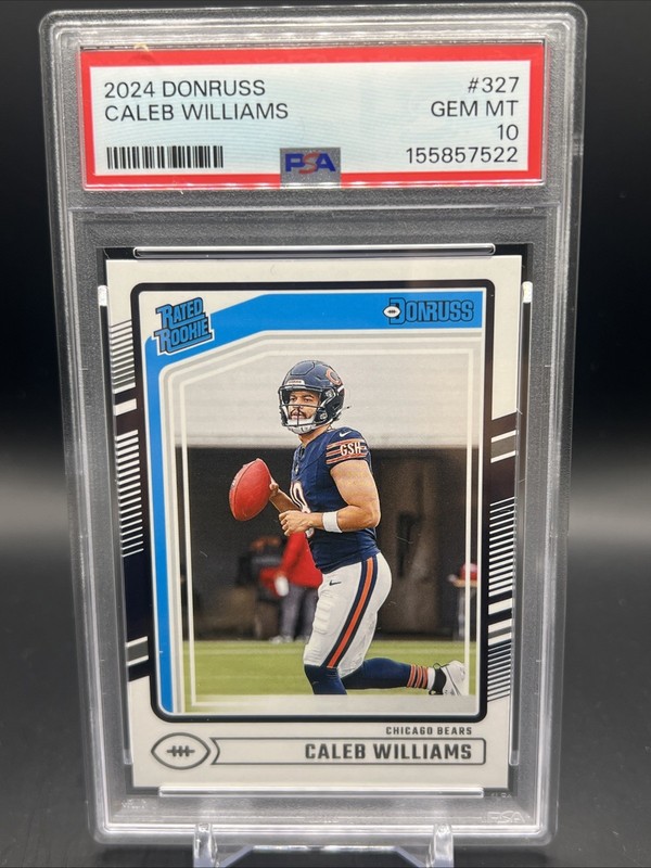 2024 Donruss Caleb Williams Rookie PSA 10