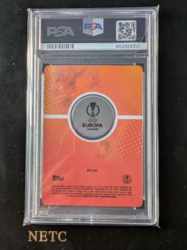 π§πͺ 2023-24 Topps Merlin's Gamers Romelu Lukaku #MG-26 Orange /25 PSA 10 POP 1 view 2