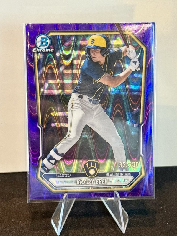 2026 Bowman Chrome Brady Ebel Purple /250 BCP-142