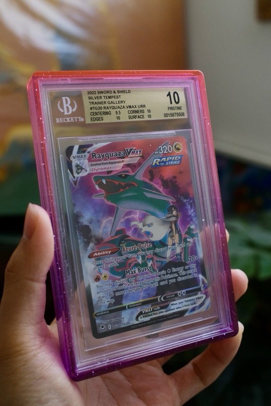 2022 Pokemon Silver Tempest #TG20 Rayquaza VMAX BGS 10 PRISTINE