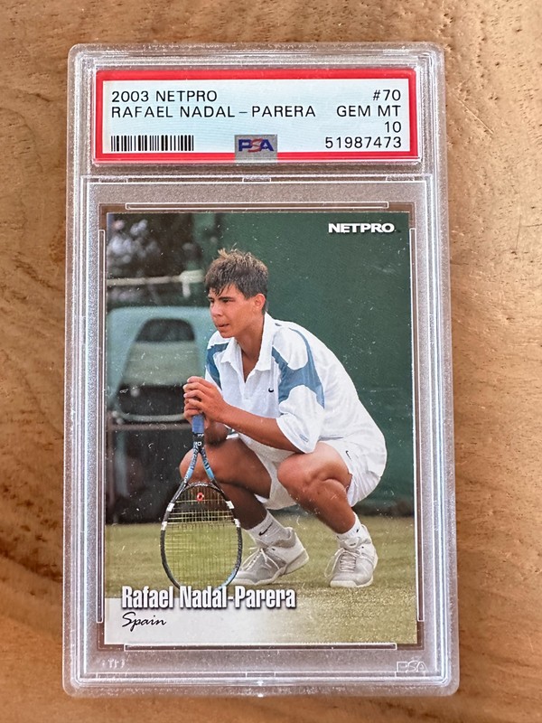 2003 Netpro Tennis #70 Rafael Nadal - Parera RC Rookie PSA 10 GEM MINT