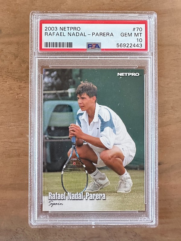 2003 Netpro Tennis #70 Rafael Nadal - Parera RC Rookie PSA 10 GEM MINT