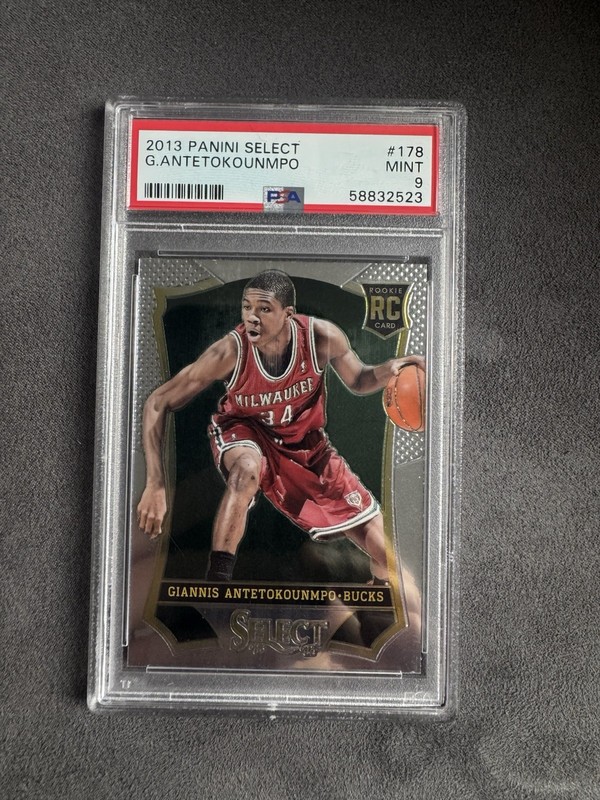 2013-14 Panini Select - Giannis Antetokounmpo #178 (RC) PSA 9