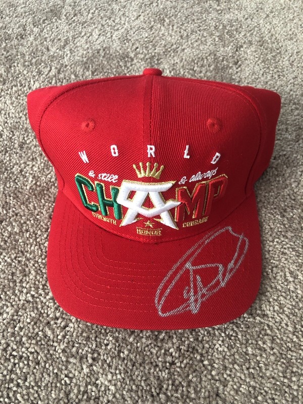 Saul Canelo Alvarez Signed Hat PSA DNA COA Autographed Boxing