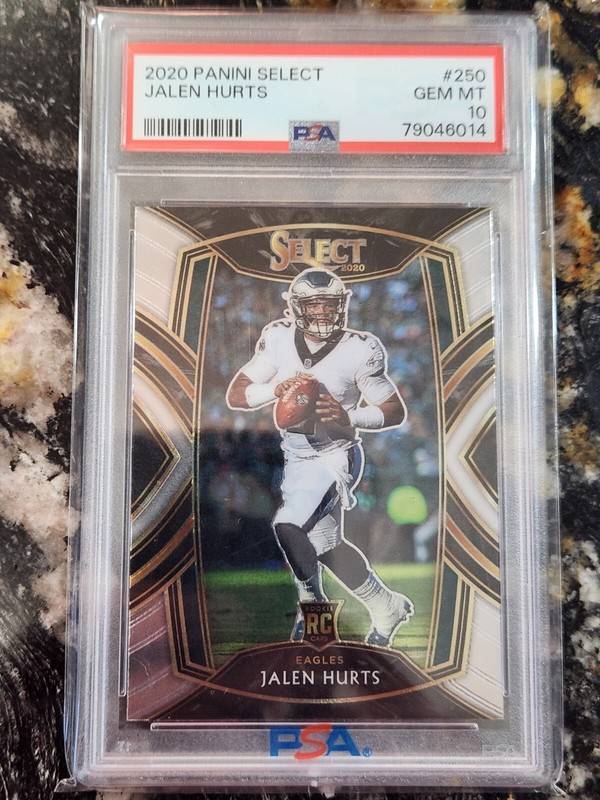 2020 Jalen Hurts RC #250 Select Club Level Psa 10 Gem Mint!!!