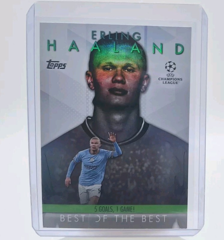 2023-24 Topps UEFA Club Competitions Erling Haaland #BM-3 Best Of The Best