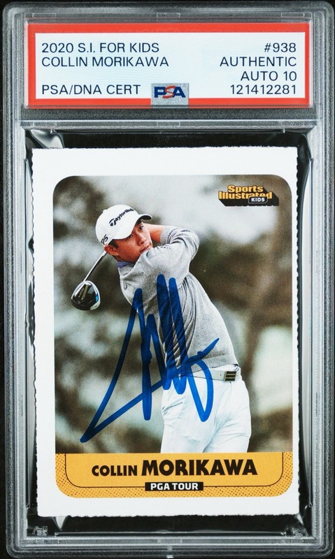 COLLIN MORIKAWA SIGNED 2020 SI S.I. FOR KIDS ROOKIE CARD PSA/DNA AUTO 10