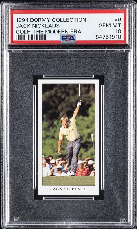 1994 DORMY COLL GOLF-THE MODERN ERA #6 JACK NICKLAUS PSA 10