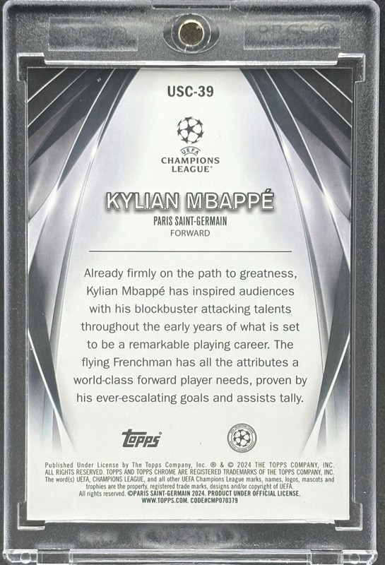 Kylian Mbappe RARE DISCO REFRACTOR INVESTMENT CARD WORLD CUP FRANCE  MINT view 2