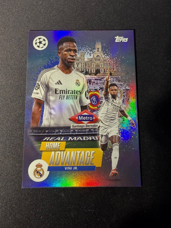 Vini Jr - Case Hit - Home Advantage Real Madrid vinicius Topps Flagship 2025/26