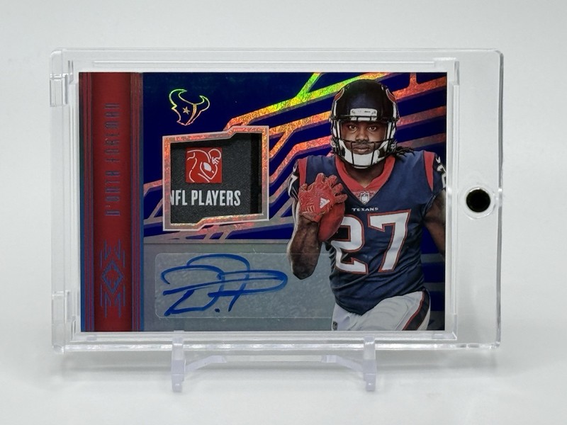 2017 Phoenix D'ONTA FOREMAN Jumbo Memorabilia Laundry Tag Rookie AUTO #1/1 - RC