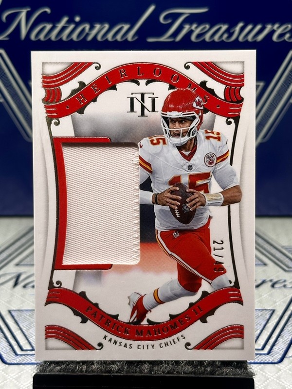2025 National Treasures Patrick Mahomes II Heirlooms MEM,SSP/49🏆🏆🏆Chiefs QB🔥