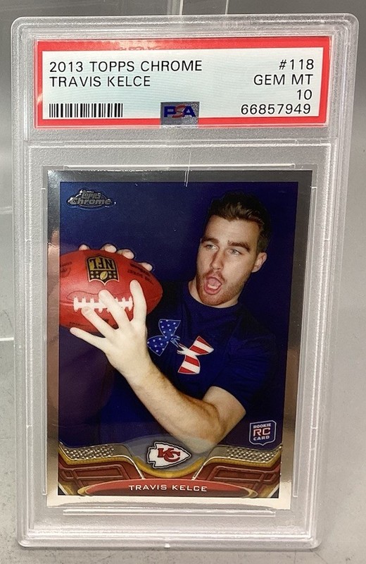 2013 Topps Chrome - Travis Kelce #118 - PSA - 10 Gem Mint