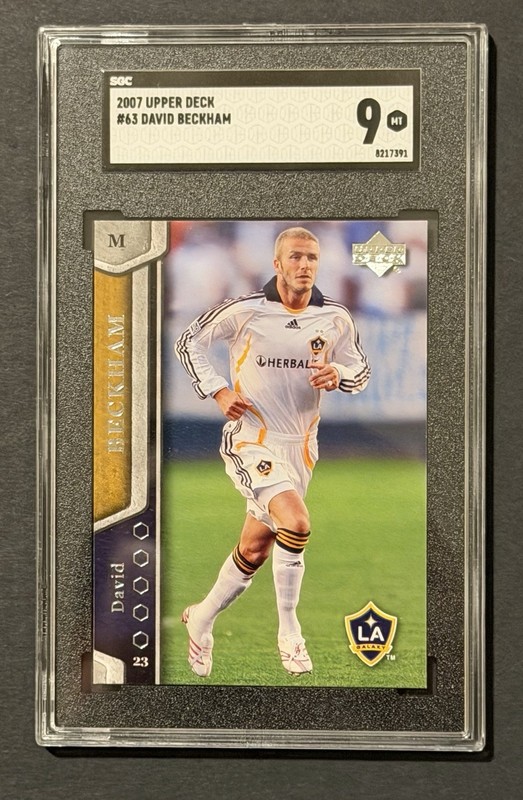 2007 Upper Deck MLS - David Beckham #63 SGC 9
