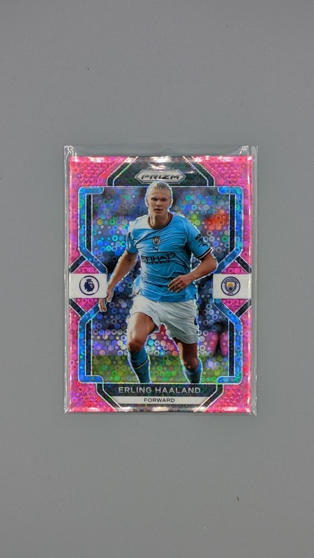 2022-23 Panini Prizm Pink Breakaway #9 Erling Haaland /99 SSP 