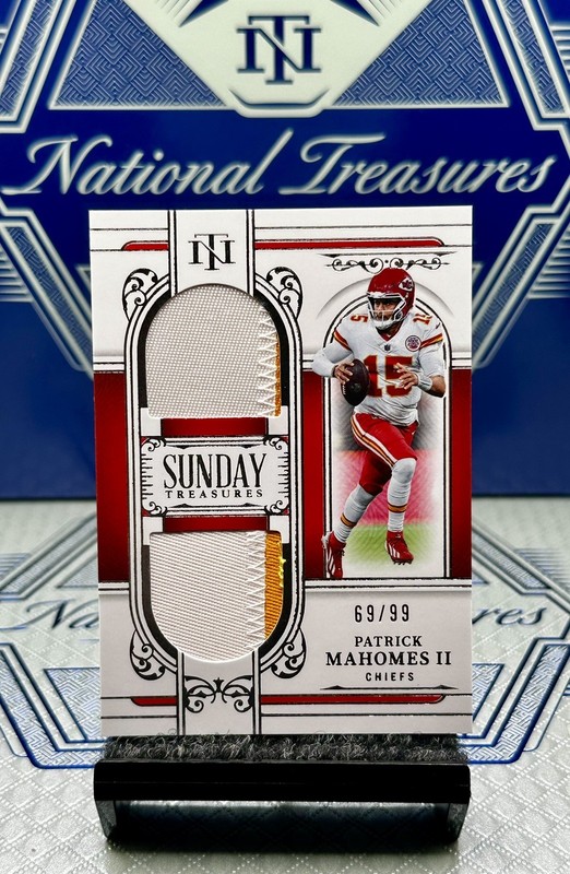 2025 National Treasures Patrick Mahomes II Sunday Treasures MEM, #SSP/99🏆🏆 🏆 view 2