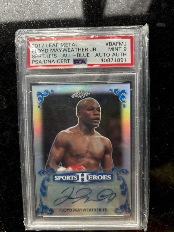 2017  Leaf Metal Sports Heroes Floyd Mayweather Jr. #BA-FMJ Auto 1/5 