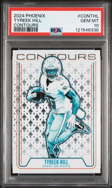 2024 PANINI PHOENIX CONTOURS #CONTHL TYREEK HILL PSA 10