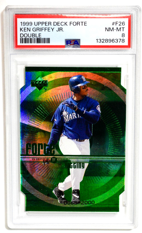 1999 Upper Deck Forte #F26 Ken Griffey Jr. Double /2000 PSA 8