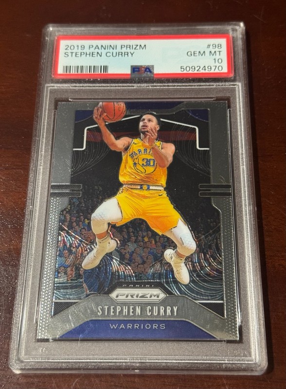 2019 Panini Stephen Curry # 98 PSA Gem MT 10 - Warriors Basketball Card
