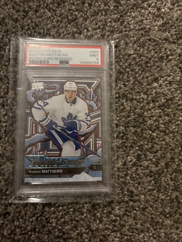 Auston Matthews Retro Young Guns Psa Nine view 1