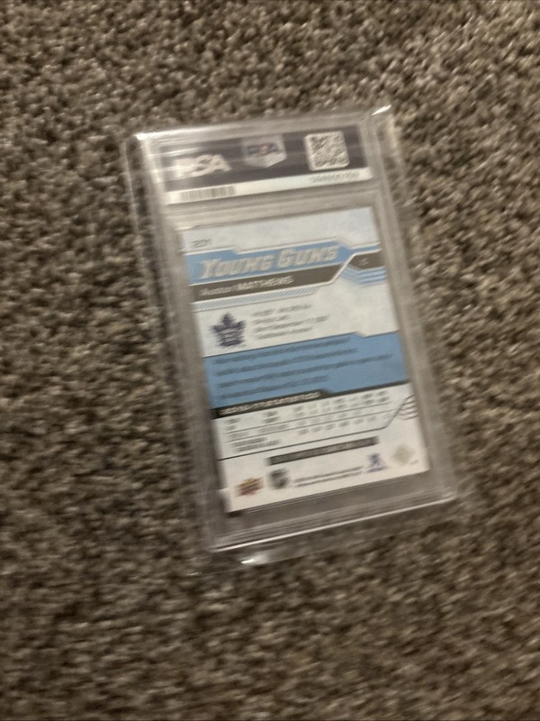 Auston Matthews Retro Young Guns Psa Nine view 2