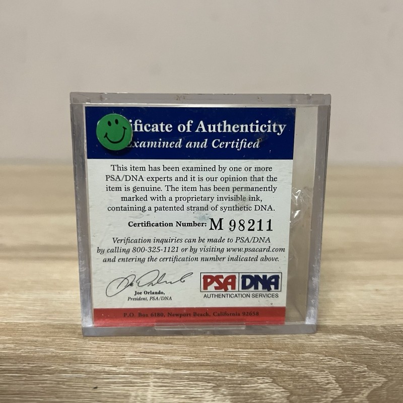 Troy Percival Signed Rawlings Baseball Autograph PSA  Authenticated view 2