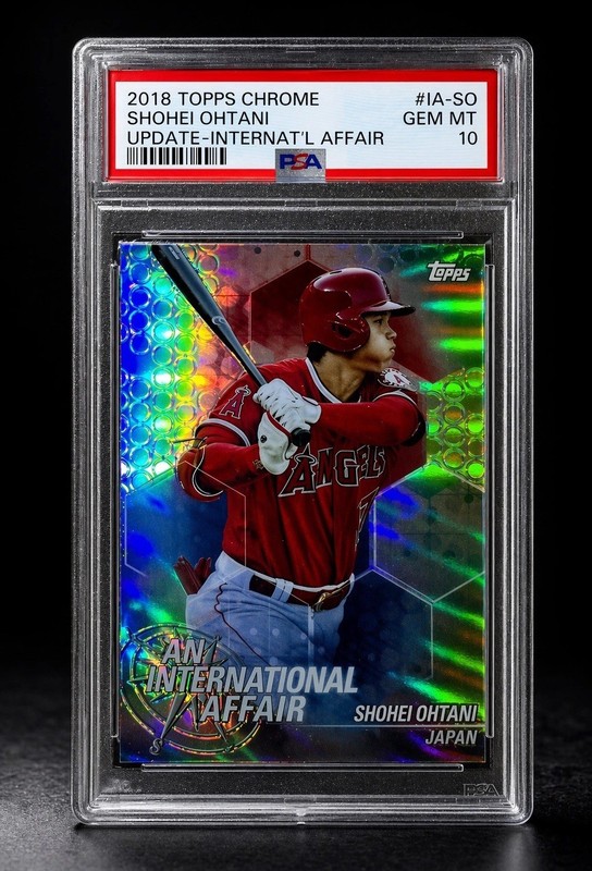 Shohei Ohtani 2018 Topps CHROME PSA 10 Rookie RC INVEST $$$ IA-SO GEM MINT 🇺🇸