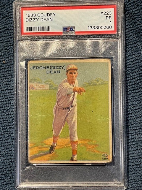 1933 Goudey DIZZY DEAN #223 "PSA 1" (PR)  HOFamer