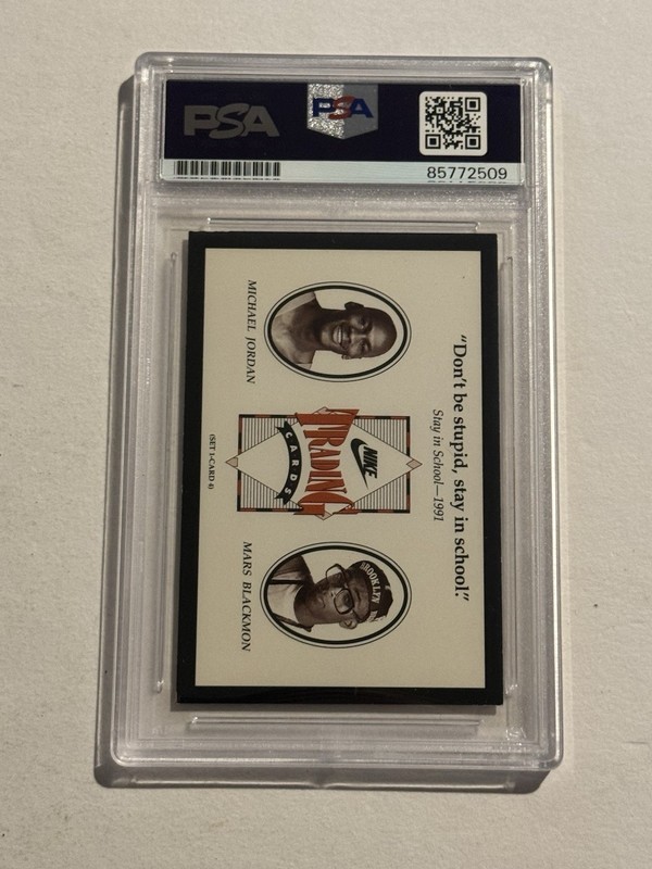 SPIKE LEE SIGNED AUTO RC ROOKIE 1991 Nike Michael Jordan CARD RARE #4 PSA view 2