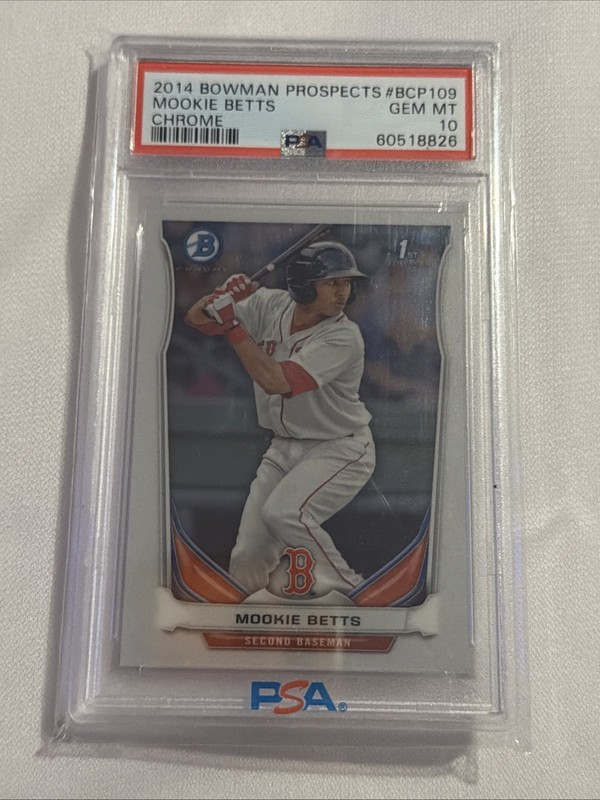 2014 Bowman - Prospects Chrome Mookie Betts #BCP109 (RC)