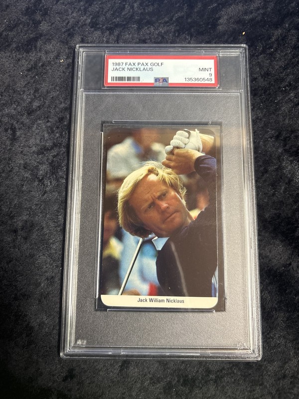 1987 Fax-Pax Jack Nicklaus PSA 9