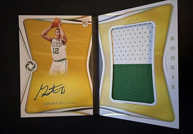 2019-20 Panini Opulence Rookie Patches Auto Booklet Grant Williams #RPA-GWL /99 