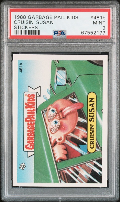 1988 Garbage Pail Kids 481b CRUISIN' SUSAN PSA 9